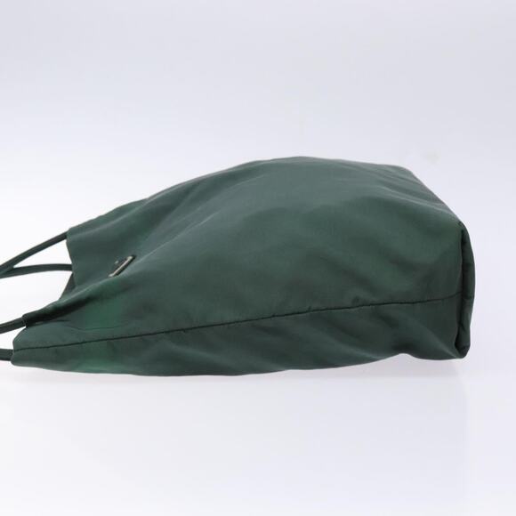 PRADA Tote Bag Nylon Green Silver - Picture 5 of 12